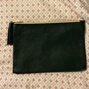 Leather wristlet